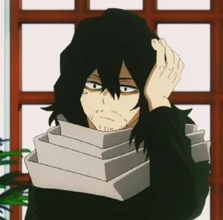 💤 emoji Shota Aizawa Telegram sticker 22 of 52