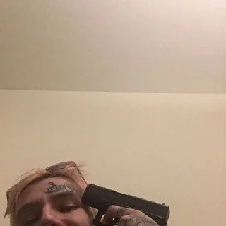 Sticker from lil peep @batoncrist