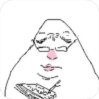 🧐 emoji Темный принц 👑 Telegram sticker 14 of 49
