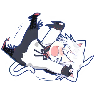 😂 emoji Мафу-котик @Nyasticks Telegram sticker 22 of 41