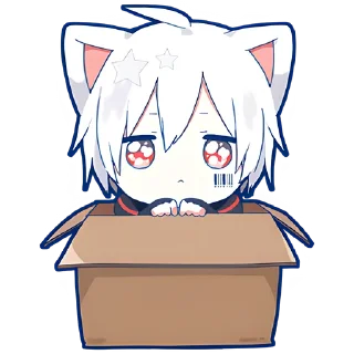 😳 emoji Мафу-котик @Nyasticks Telegram sticker 11 of 41
