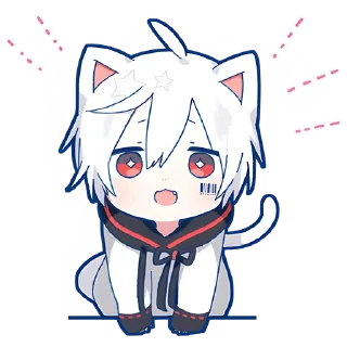 😍 emoji Мафу-котик @Nyasticks Telegram sticker 14 of 41