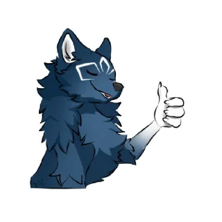👍 emoji Сапфир 1часть Telegram sticker 2 of 9