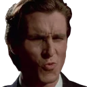 😙 emoji American Psycho Telegram sticker 17 of 20