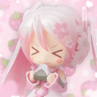 😆 emoji 桜みく Telegram sticker 13 of 15