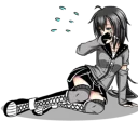 😭 emoji Pochi : [ECHO OBAKE] Telegram sticker 4 of 119