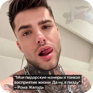 🌟 emoji FAGGULOUS
*ੈ⚜️✩‧₊˚༺ПИЖОН༻*ੈ⚜️✩ Telegram sticker 22 of 78