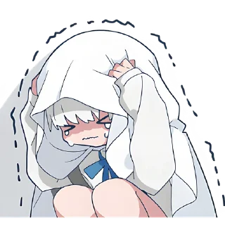 😣 emoji Призрак-кун @Nyasticks Telegram sticker 23 of 42