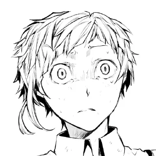 😳 emoji @weihrs Ацуши Накаджима Telegram sticker 24 of 65