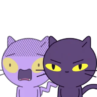 😱 emoji chaos cat Telegram sticker 15 of 15