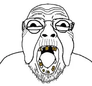 🤓 emoji Soyjack party by @GUS_K1R Telegram sticker 24 of 120