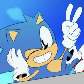 ✌️ emoji Classic Sonic by (@sonic_the_hednehog) Telegram sticker 20 of 40