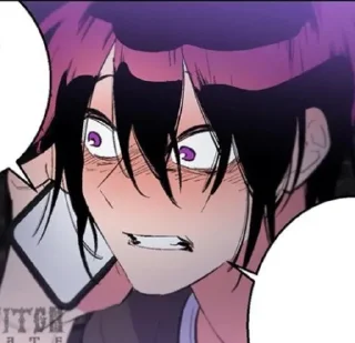 Sticker from Чхэ Ю Ри. Manhwa icon.