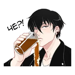 😳 emoji Bad boy 😏 Telegram sticker 11 of 40