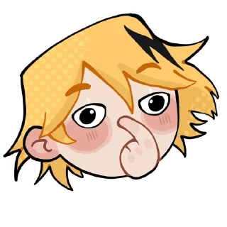 🤤 emoji MHA (Мара Миура) Telegram sticker 21 of 39