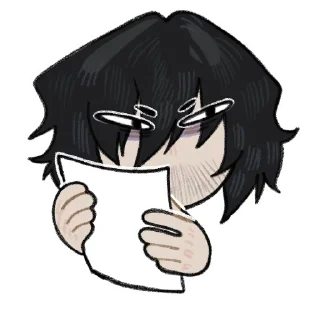 🤨 emoji MHA (Мара Миура) Telegram sticker 14 of 39
