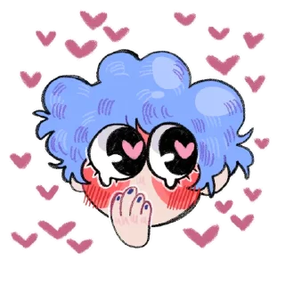 😍 emoji MHA (Мара Миура) Telegram sticker 8 of 39