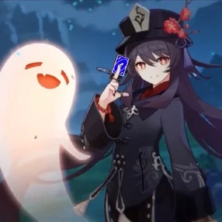 ⭐️ emoji Hu Tao Telegram sticker 17 of 34