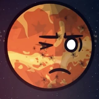 😬 emoji Космос пон Telegram sticker 8 of 23
