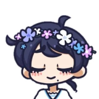 💦 emoji Барвинок - «Звёздные цветы» Telegram sticker 7 of 15
