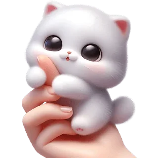 🤗 emoji Пушистые ангелы @Nyasticks Telegram sticker 9 of 42