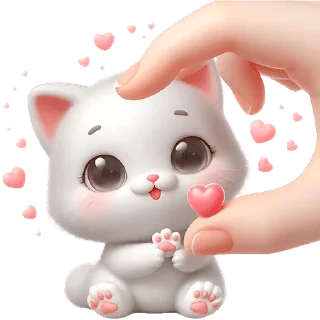 🫶 emoji Пушистые ангелы @Nyasticks Telegram sticker 15 of 42