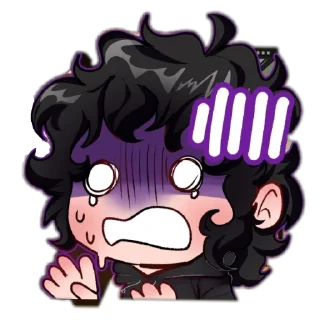 😨 emoji Robin Telegram sticker 6 of 12
