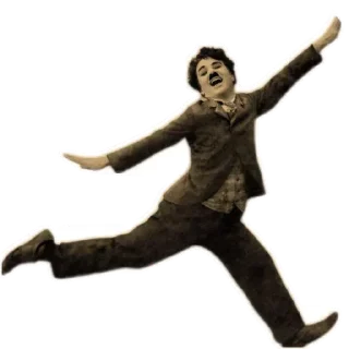 📽 emoji Charlie Chaplin Telegram sticker 7 of 101