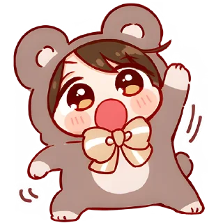 👋 emoji Кума-кун @Nyasticks Telegram sticker 21 of 25