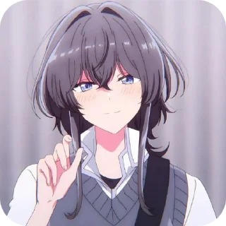 💇 emoji Yori Asanagi @MoiStikiBot Telegram sticker 7 of 33