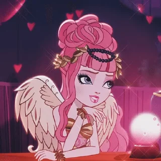 ☺️ emoji 🤍 C.A Cupid /by @angeldokidoki Telegram sticker 9 of 95