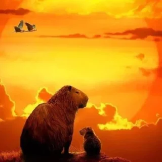 🦦 emoji Капибара Telegram sticker 22 of 93
