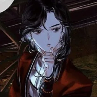 🧐 emoji ♡Хуа Чэн♡ Telegram sticker 4 of 35