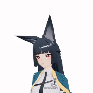 🦊 emoji miyabi so cute Telegram sticker 21 of 68