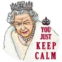 😉 emoji The Queen Telegram sticker 9 of 35