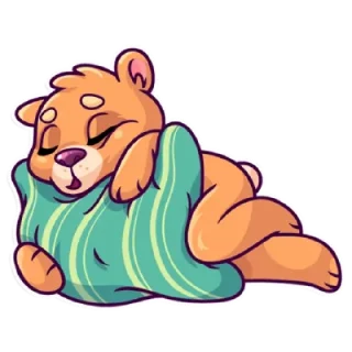 😴 emoji Мишка (@TgSticker) Telegram sticker 6 of 16