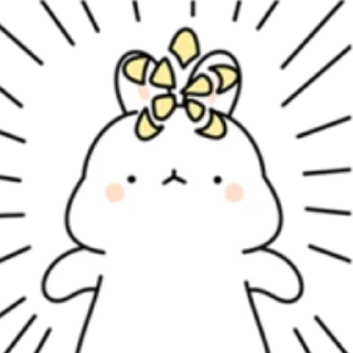 Sticker from star rabbit @nyakwii
