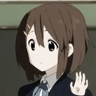 💮 emoji •`Yui Hirasawa | @stickerskn Telegram sticker 21 of 25