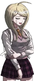 🥹 emoji Kaede Akamatsu Telegram sticker 19 of 50