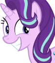 😁 emoji Starlight Glimmer Pony Telegram sticker 6 of 41