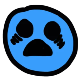 😨 emoji У меня нет прав Telegram sticker 9 of 51