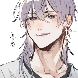 😏 emoji ˙•˚♡ Takashi Mitsuya ♡˙•˚ Telegram sticker 22 of 38