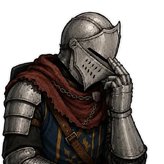 😑 emoji Dark Souls Telegram sticker 16 of 59