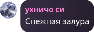 Sticker from снежная залупа