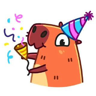 🥳 emoji Пили 👉 @stik98 Telegram sticker 21 of 45