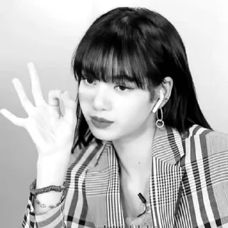 🎱 emoji Lisa dark Telegram sticker 6 of 82