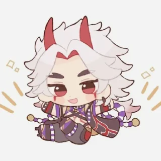 ☺️ emoji Итто Папочка Telegram sticker 22 of 46