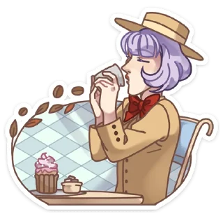 ☕️ emoji Шарлотта (@TgSticker) Telegram sticker 5 of 48