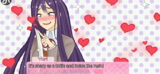 🌟 emoji Animation ddlc [ @mailieeeee ] Telegram sticker 22 of 38