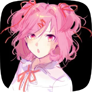 🌟 emoji DDLC @Serebrealstik @Darkhote Telegram sticker 12 of 60